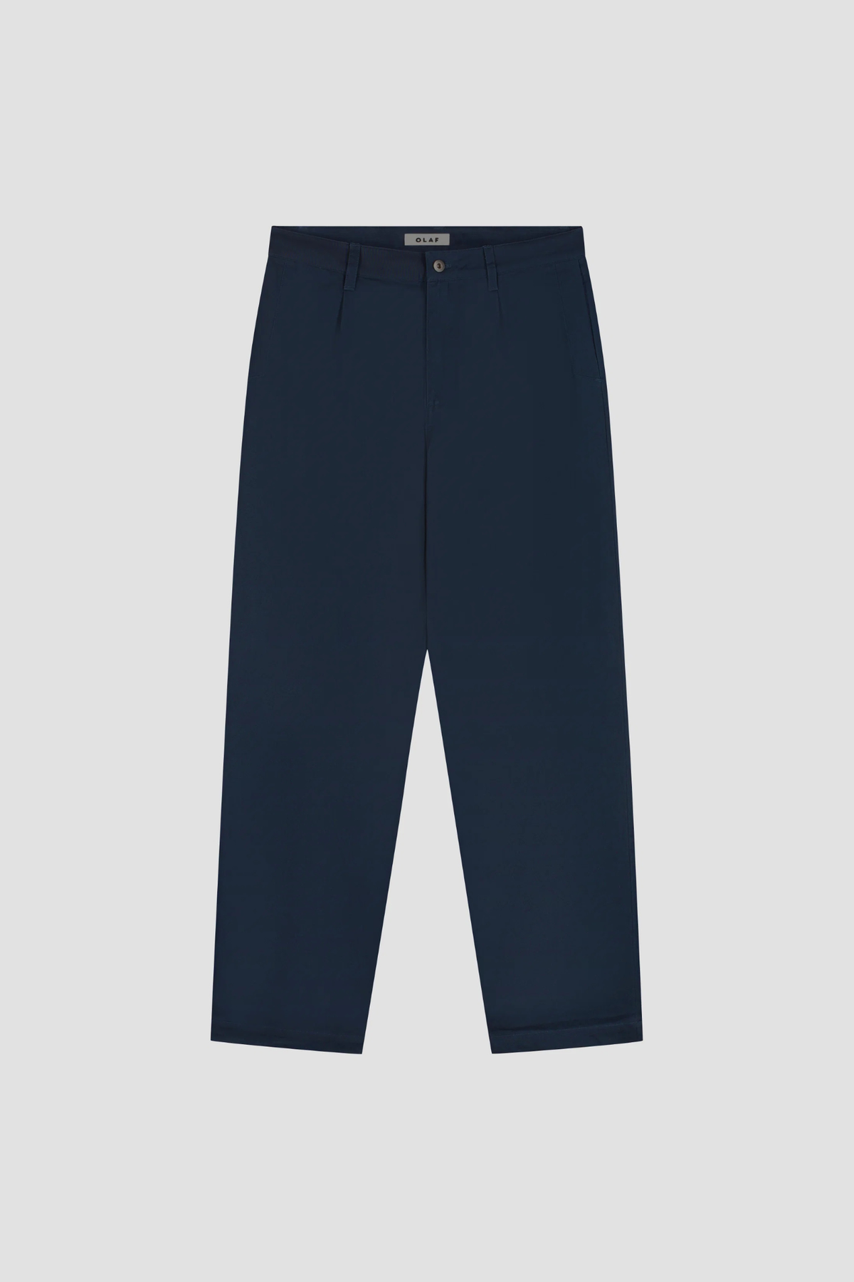 WASHED BARREL LEG BROEK - NAVY