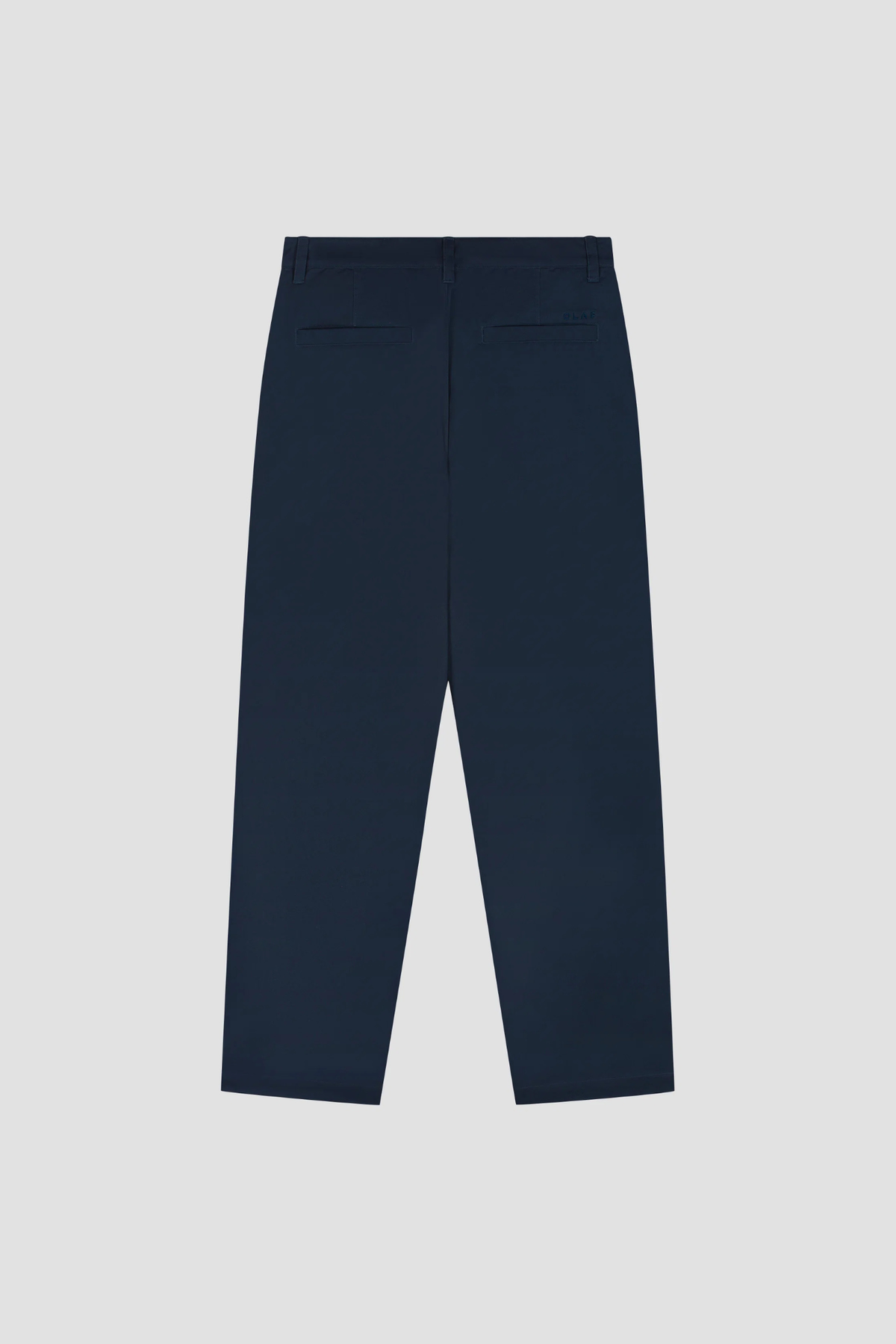 WASHED BARREL LEG BROEK - NAVY