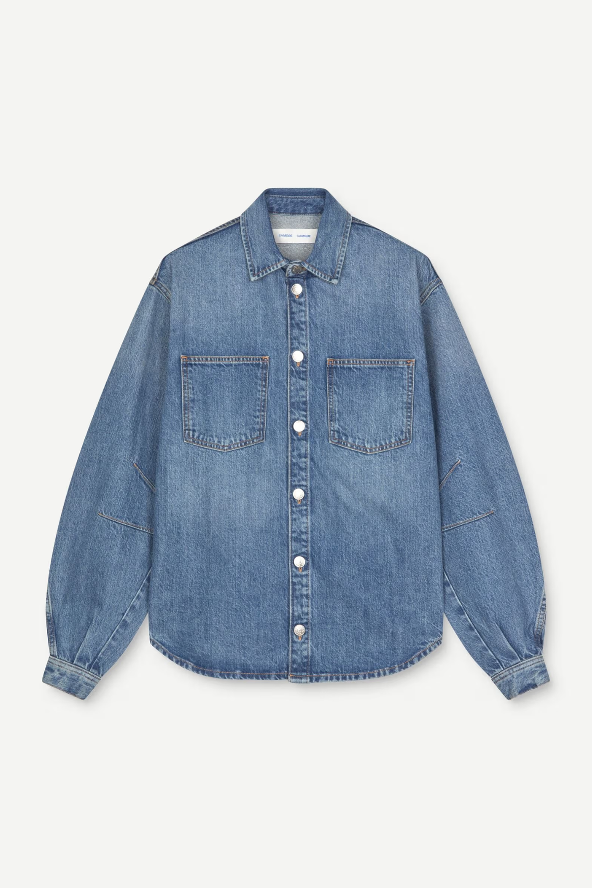 HARP SEAM SHIRT - SEPHIA BLUE