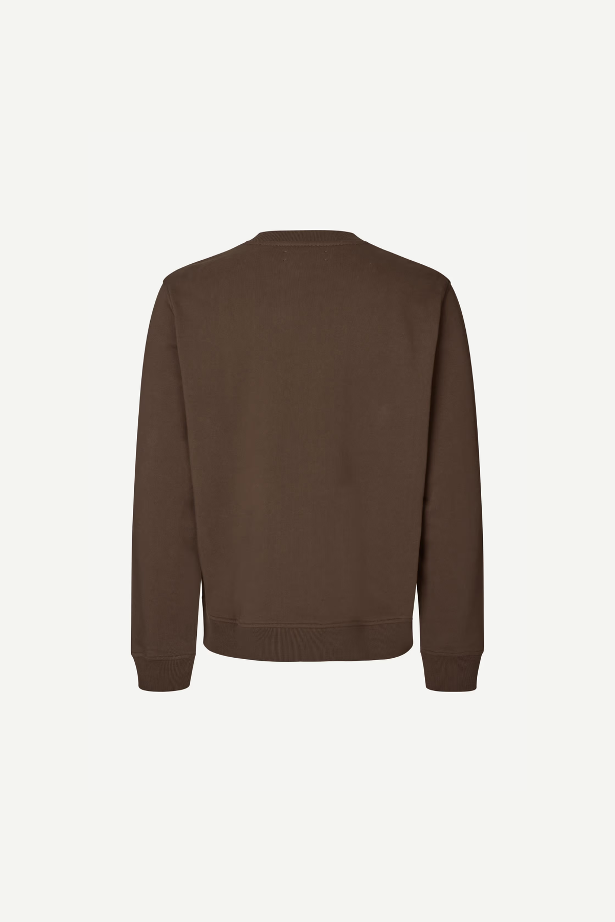 JOEL CREW NECK SWEATER - TURKISH COFFEE