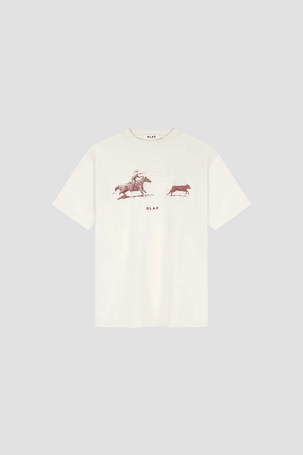 COWBOY BULL T-SHIRT - OFF WHITE