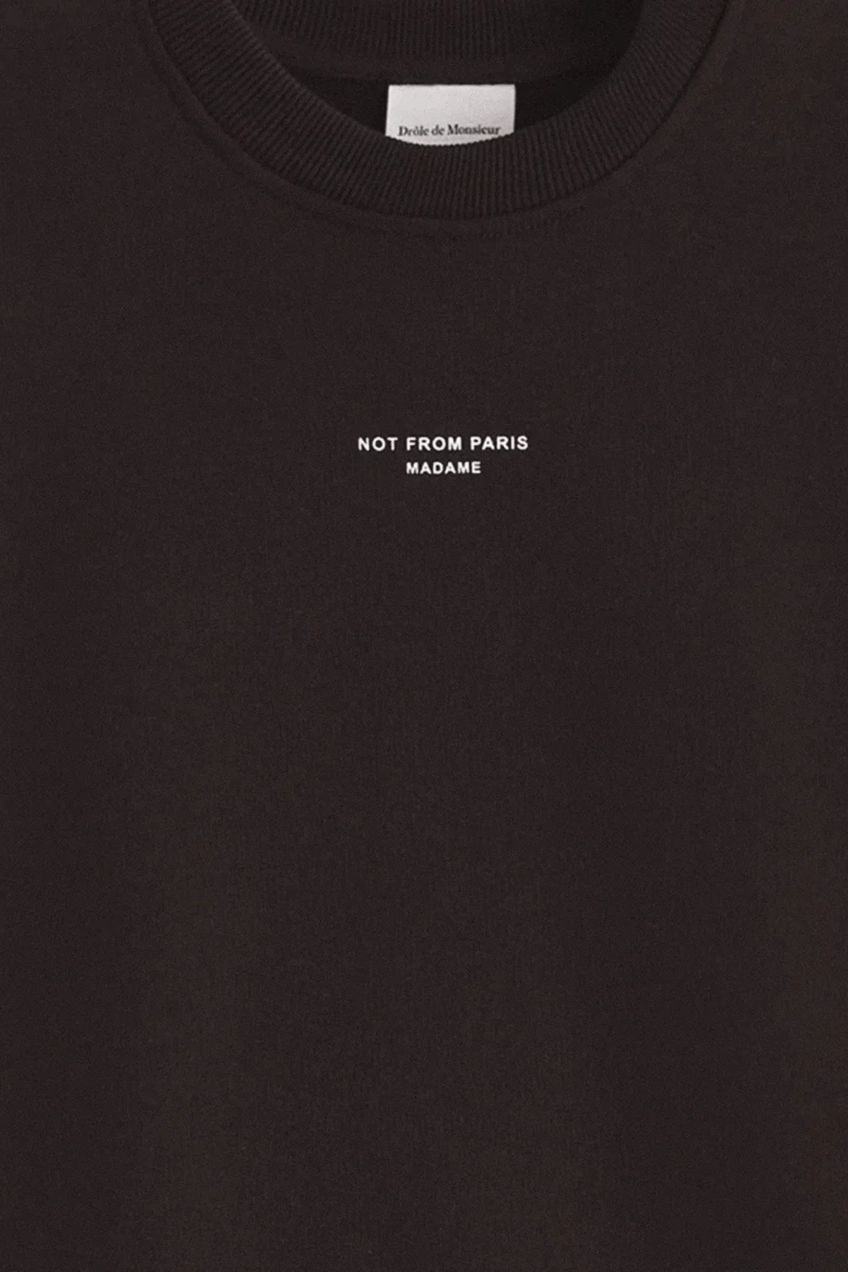 LE SWEATSHIRT SLOGAN CLASSIQUE - DARK BROWN