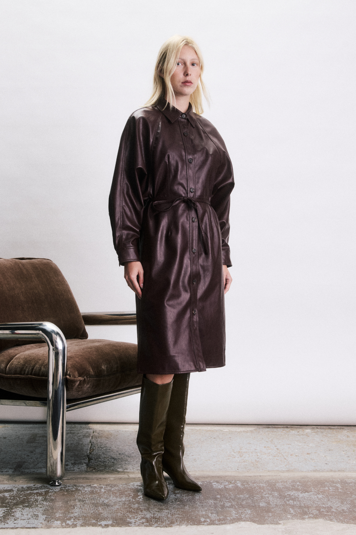 ABEL DRESS - BORDEAUX