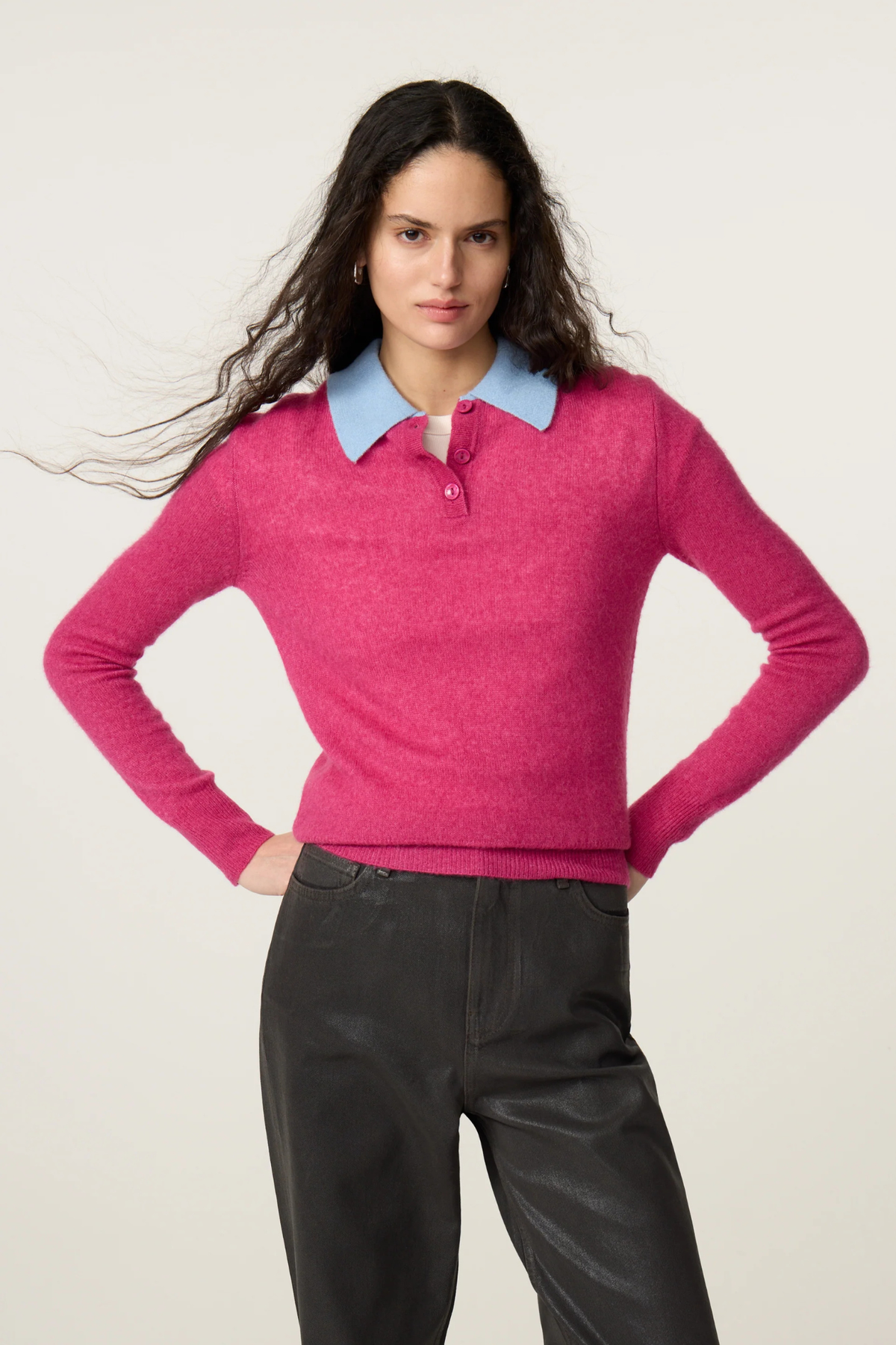 BARBARA PULLOVER - FAB FUCSHIA