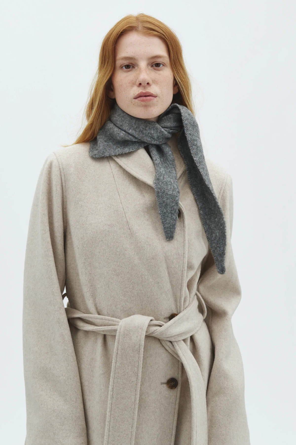 ZIGGIETTE OAKLYN SJAAL - MEDIUM GRIJS