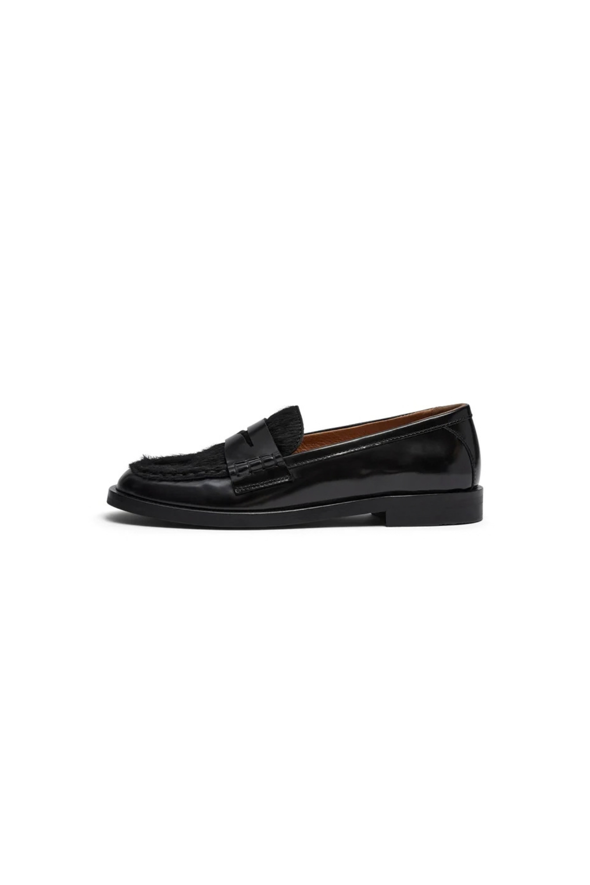 CASSIE  PONY SHOES - BLACK