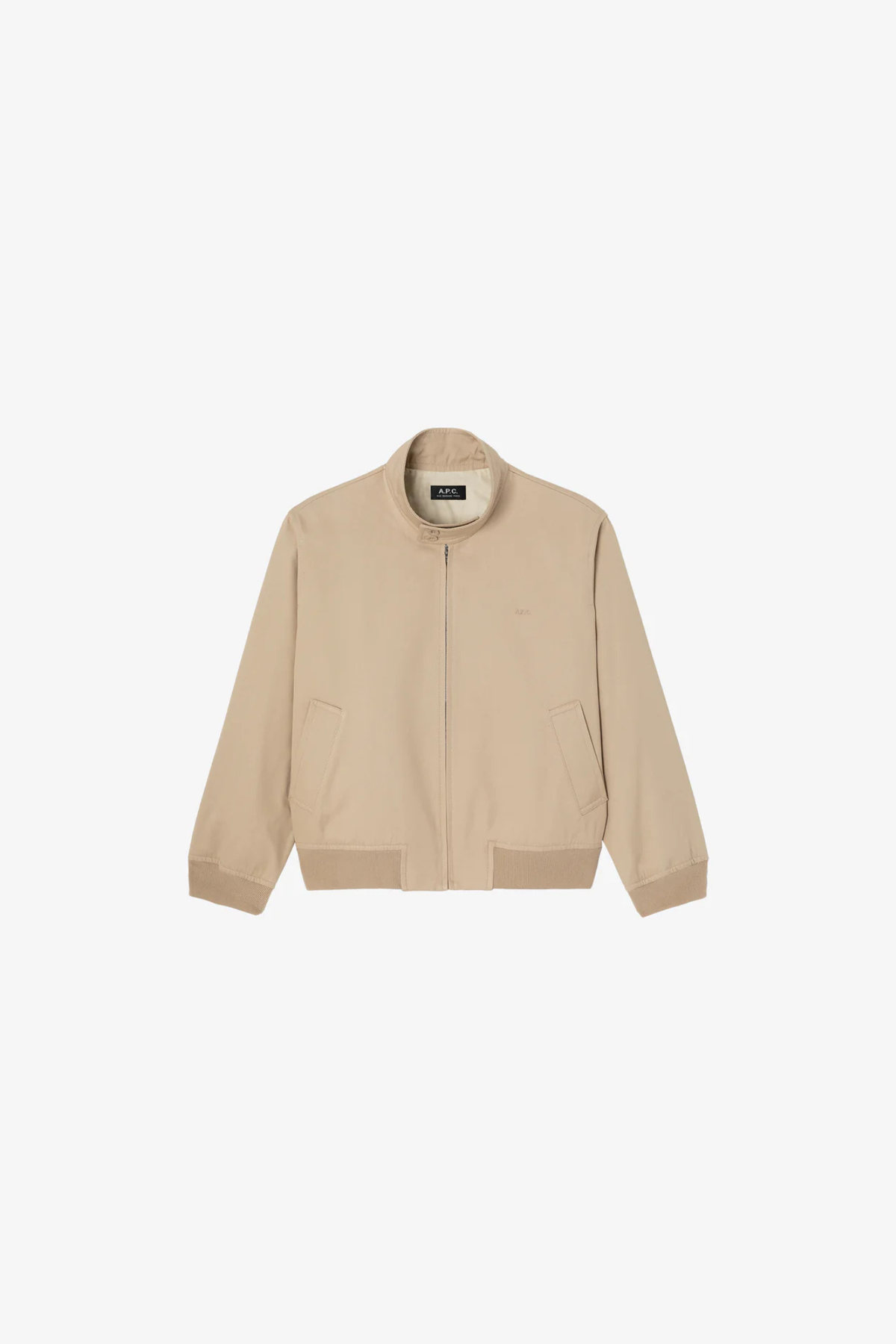 ZIPPED JACKET - BEIGE