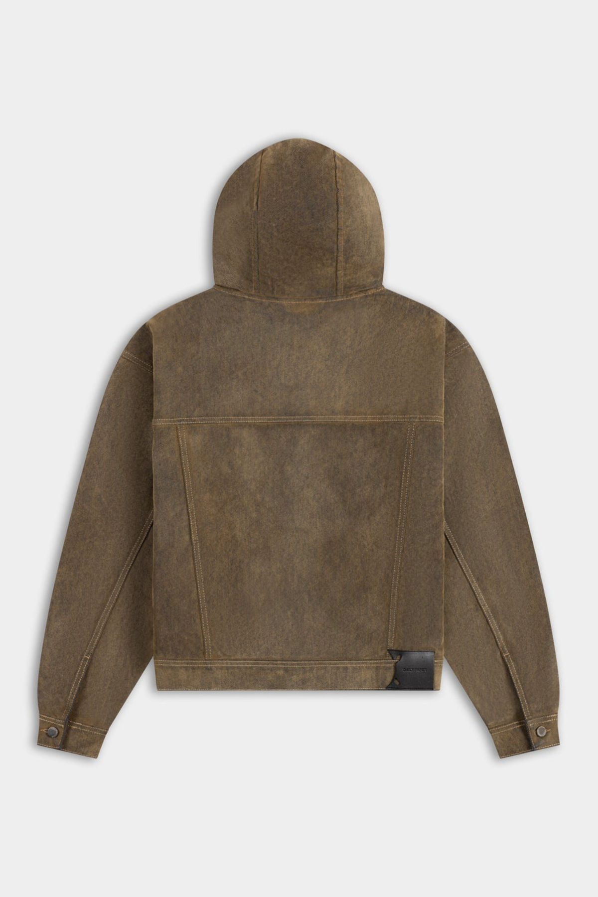 VELVET SHIELD DENIM JACKET - BRUIN