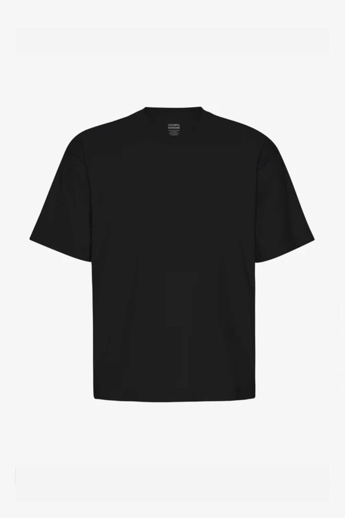 OVERSIZED BIOLOGISCH T-SHIRT - DIEPZWART
