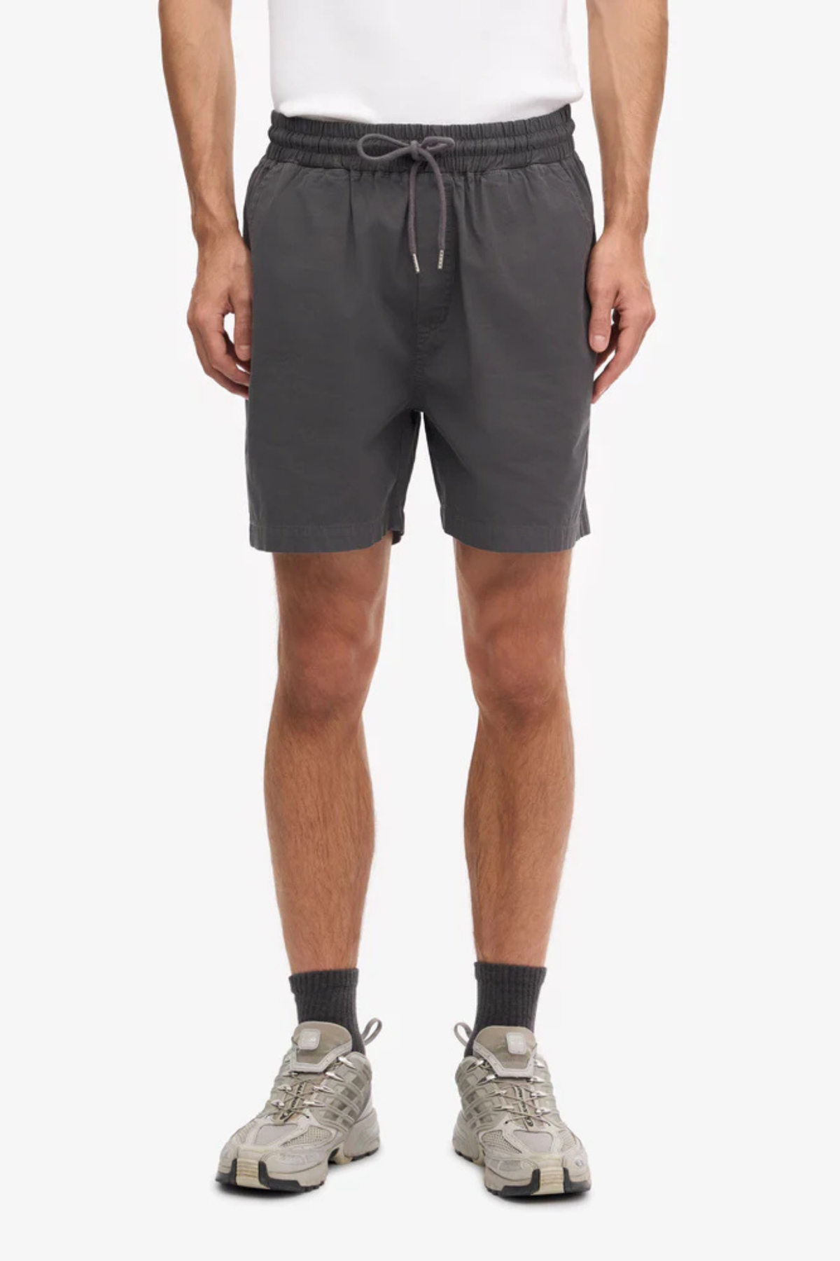 ORGANIC TWILL SHORTS - DUSTY OLIVE