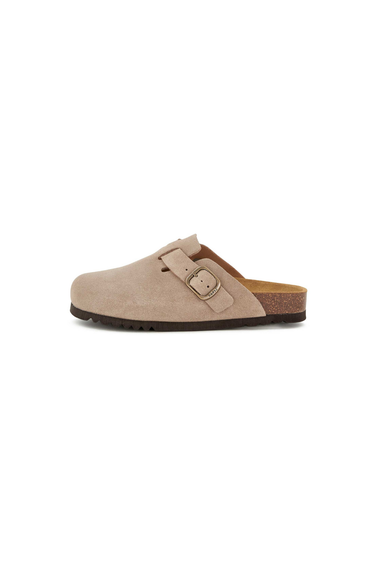 FAE WOMEN SANDAL SUEDE - DARK BEIGE