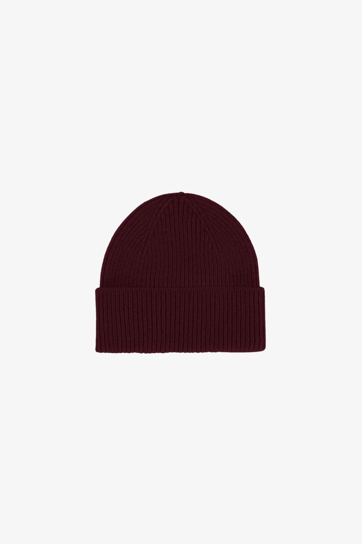 MERINO WOOL BEANIE - OXBLOOD RED