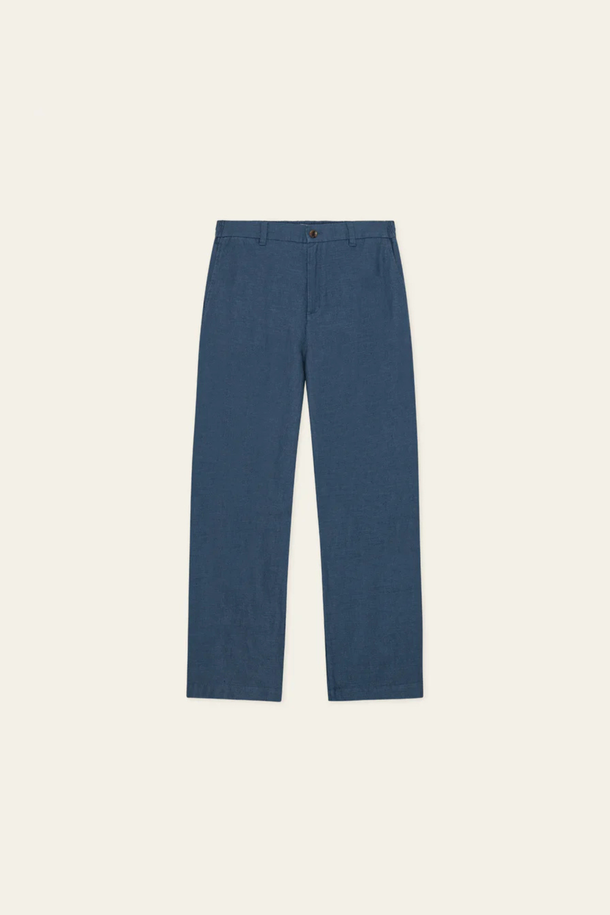 LINEN COMFORT SUIT PANTS - DARK DENIM BLUE