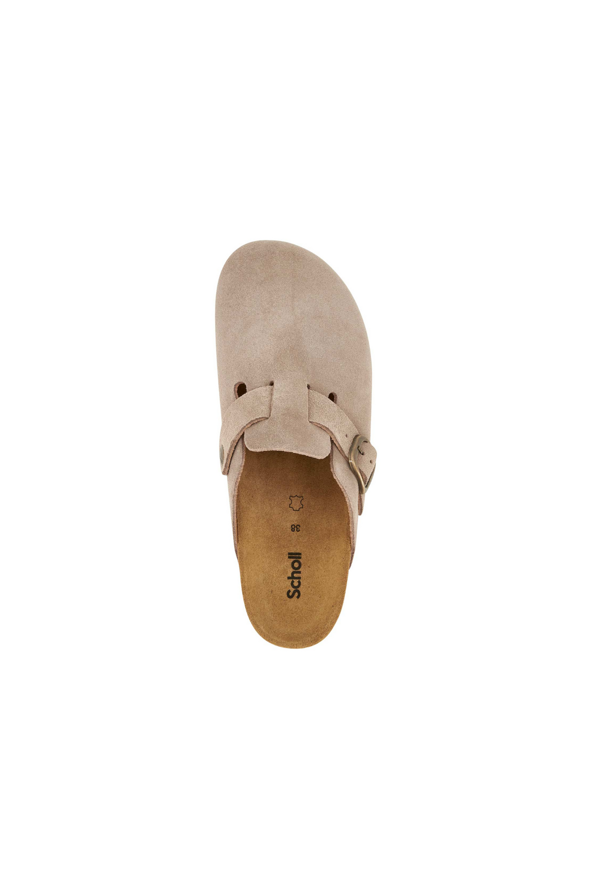 FAE WOMEN SANDAL SUEDE - DARK BEIGE