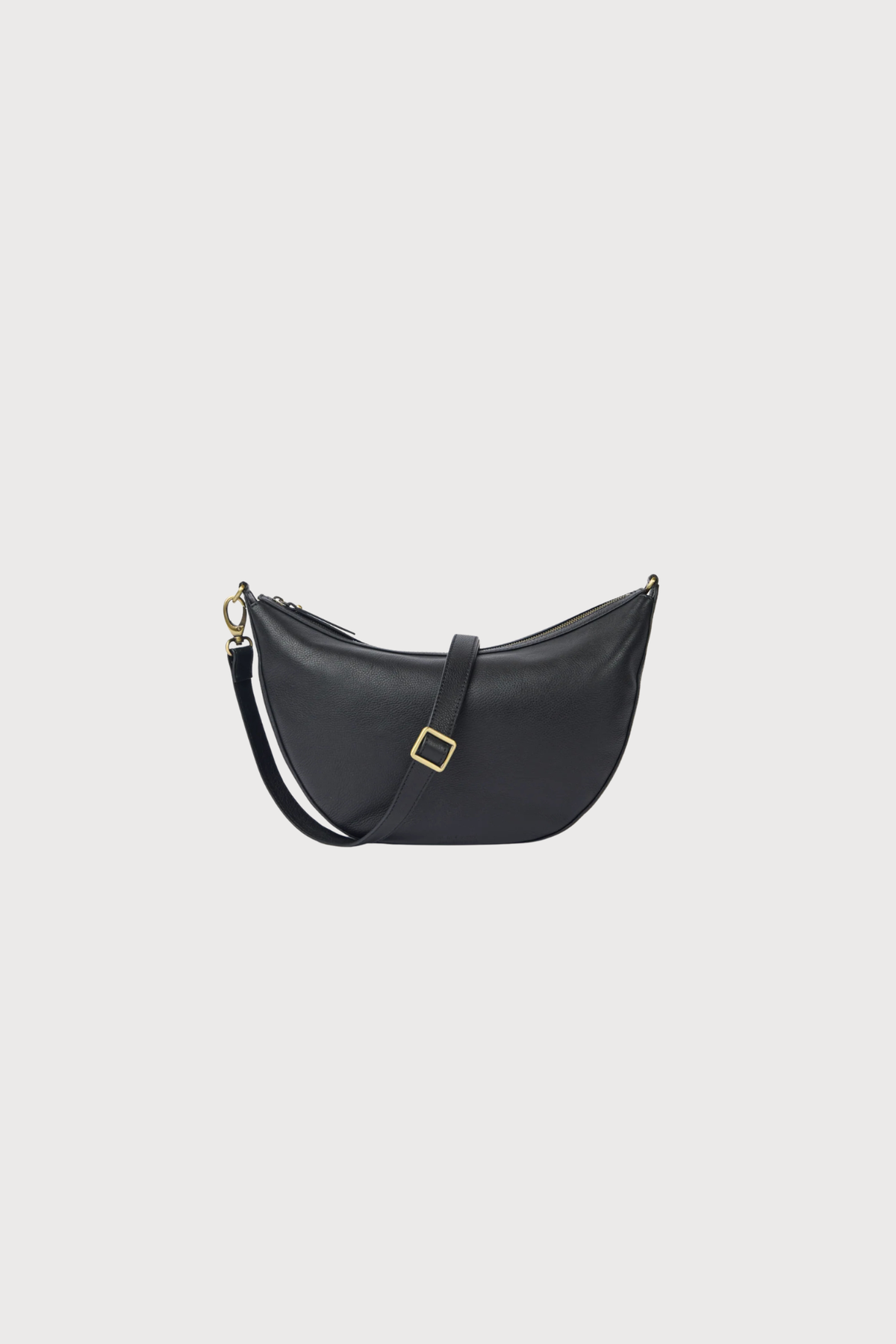 LEO MAXI - BLACK SOFT GRAIN LEATHER
