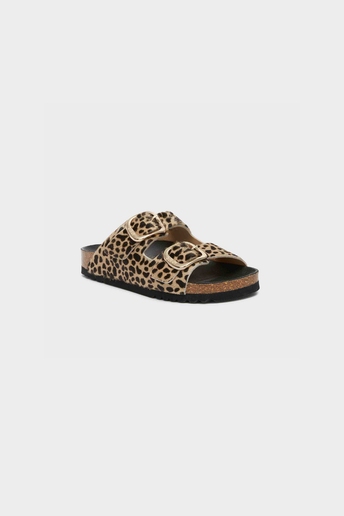NOELLE WOMEN SANDAL PRINTED LEATHER - LEOPARD