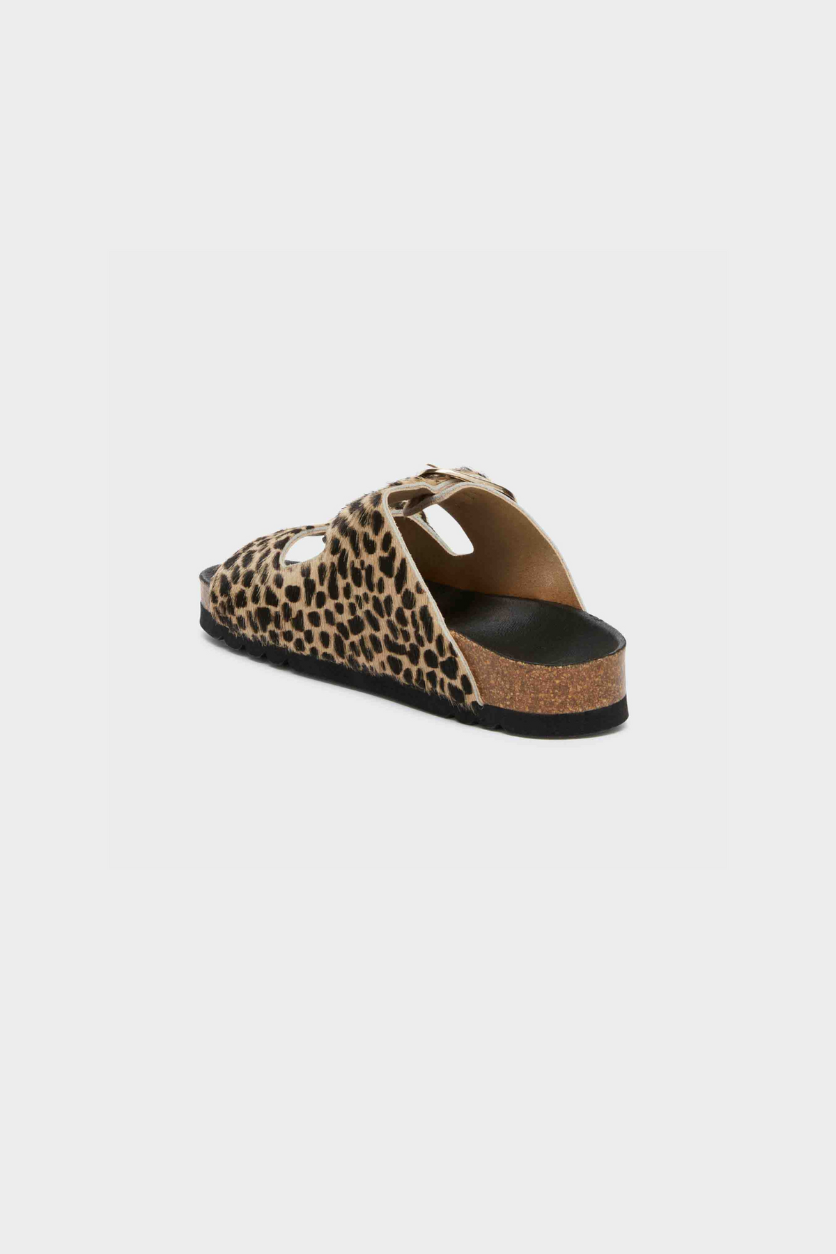 NOELLE WOMEN SANDAL PRINTED LEATHER - LEOPARD