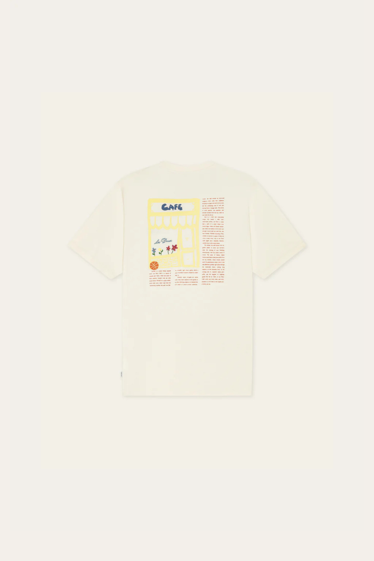 T-SHIRT CAFÉ - IVOIRE CLAIR