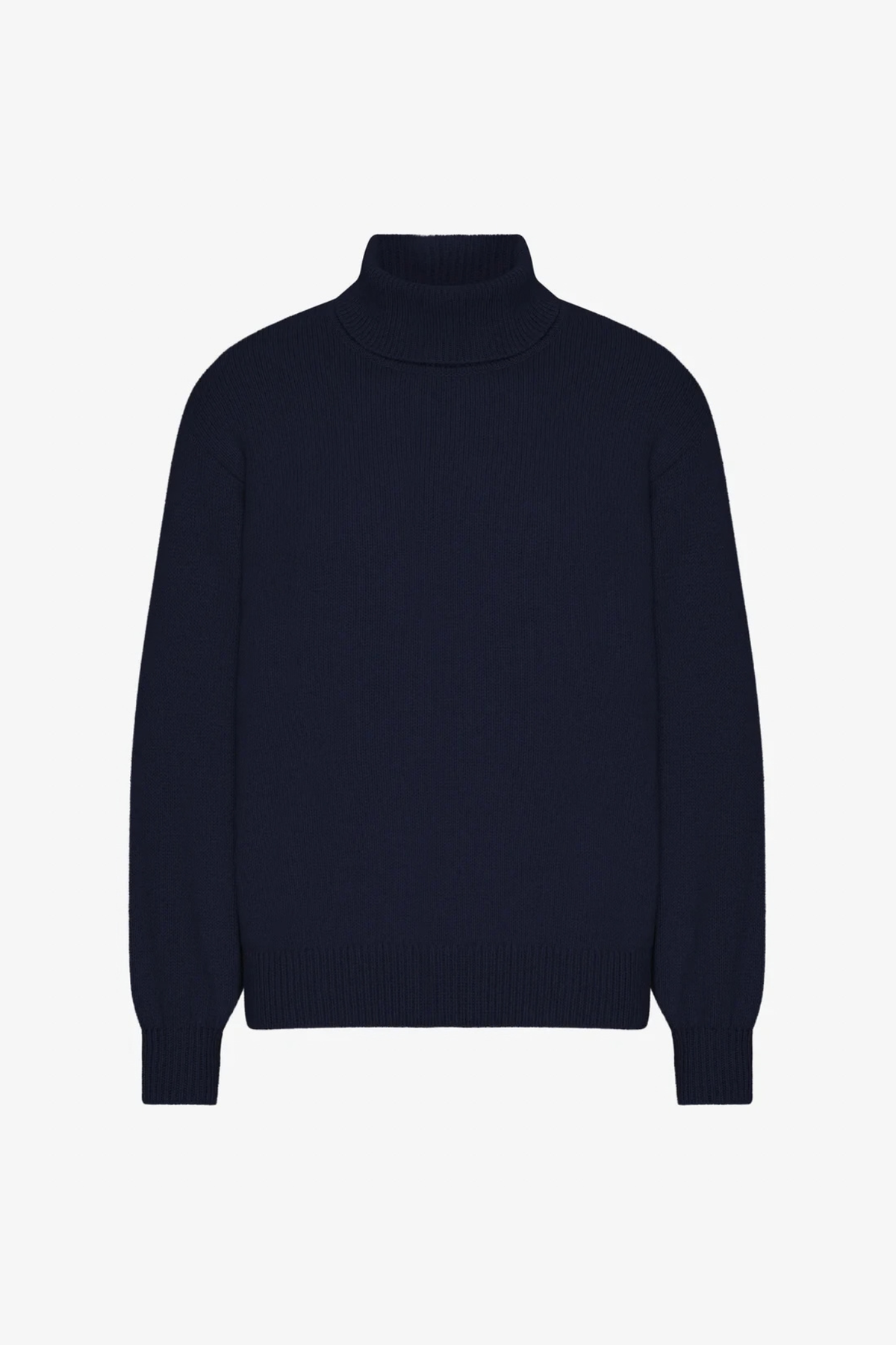 MERINO WOOL TURTLENECK WOMEN - NAVY BLUE