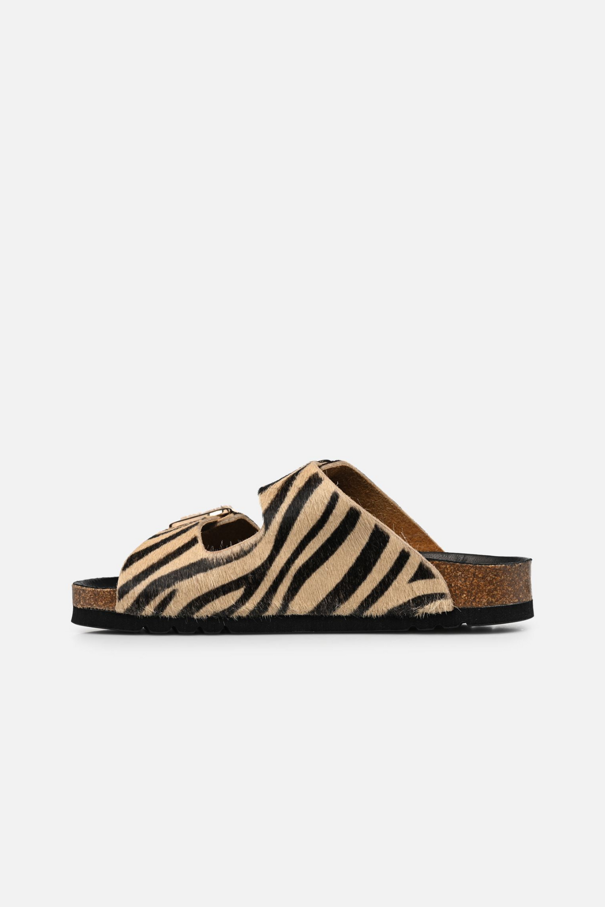 NOELLE WOMEN SANDAL - ZEBRA BEIGE/BLACK