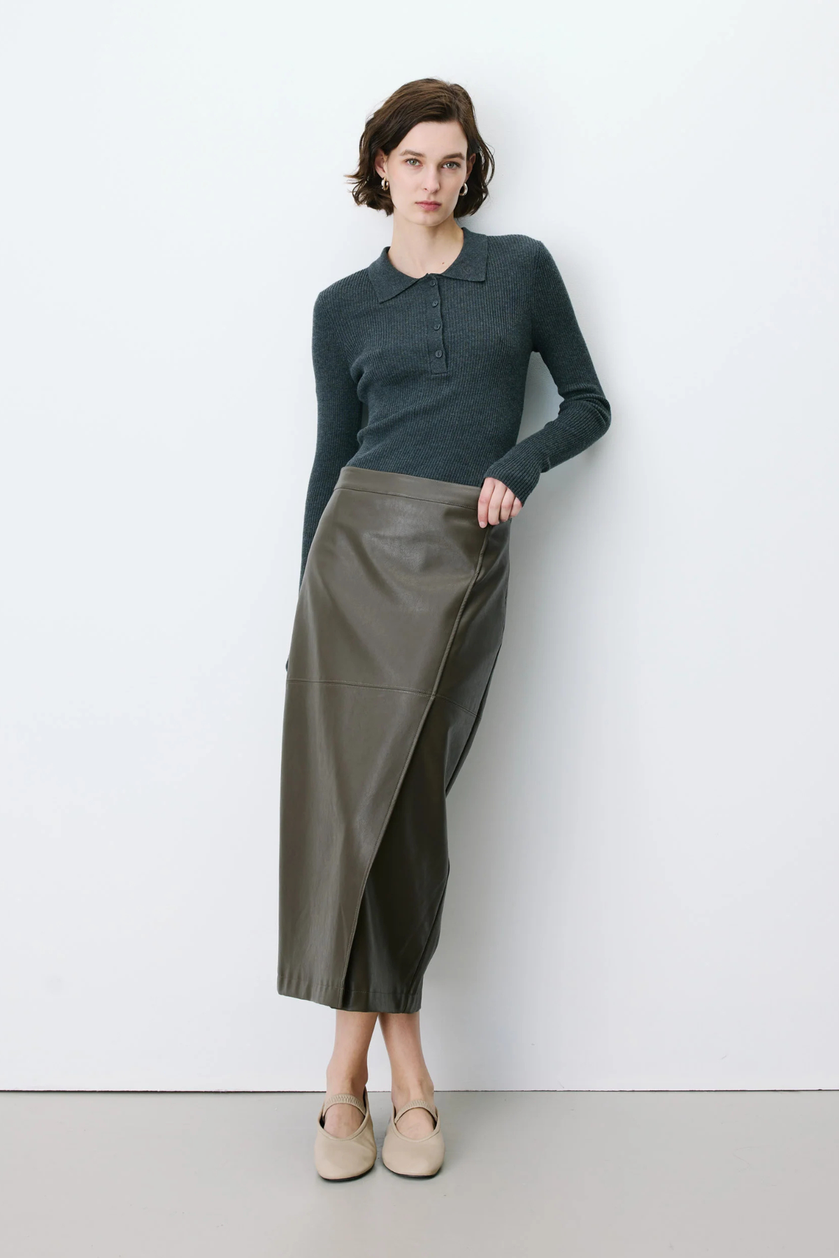 AENOR SKIRT - KHAKI
