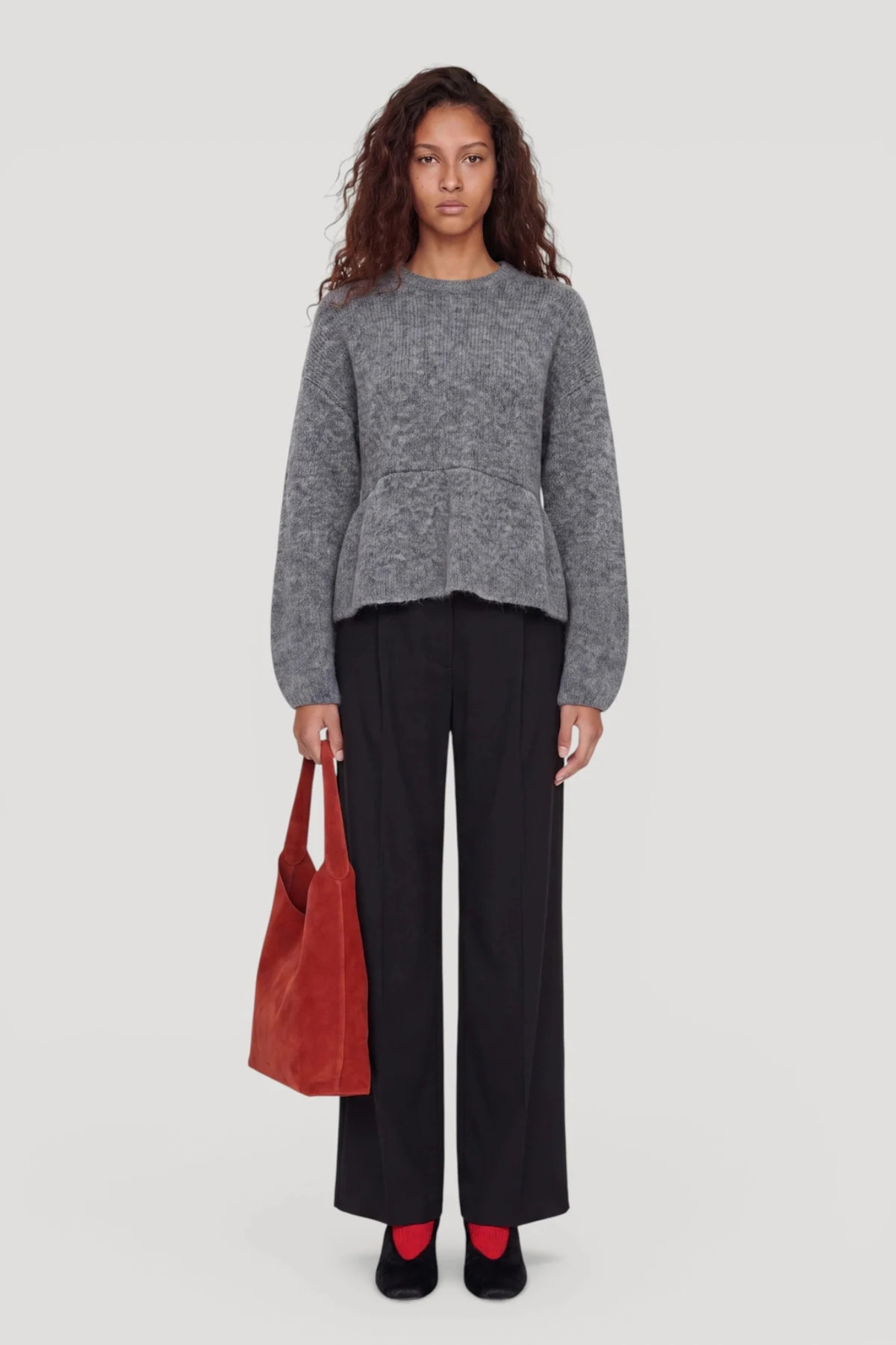 LICIA JUMPER - GREY MELANGE
