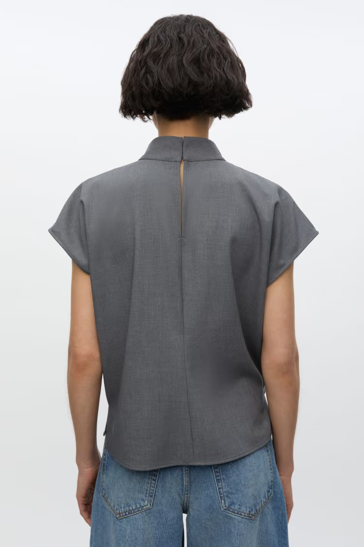 HOYS TOP - Grijze melange