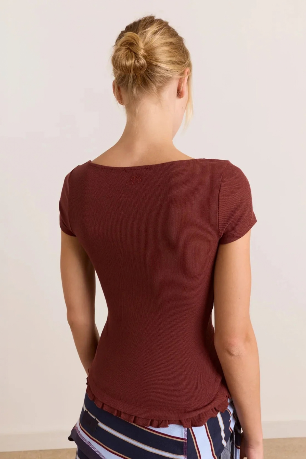 POSIE SS TOP BURG - RED