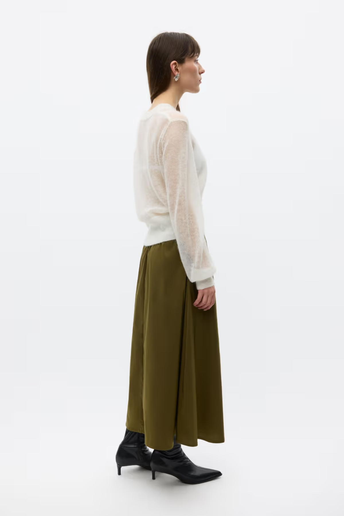 DOVA LS V-HALS TRUI - SILVER BIRCH