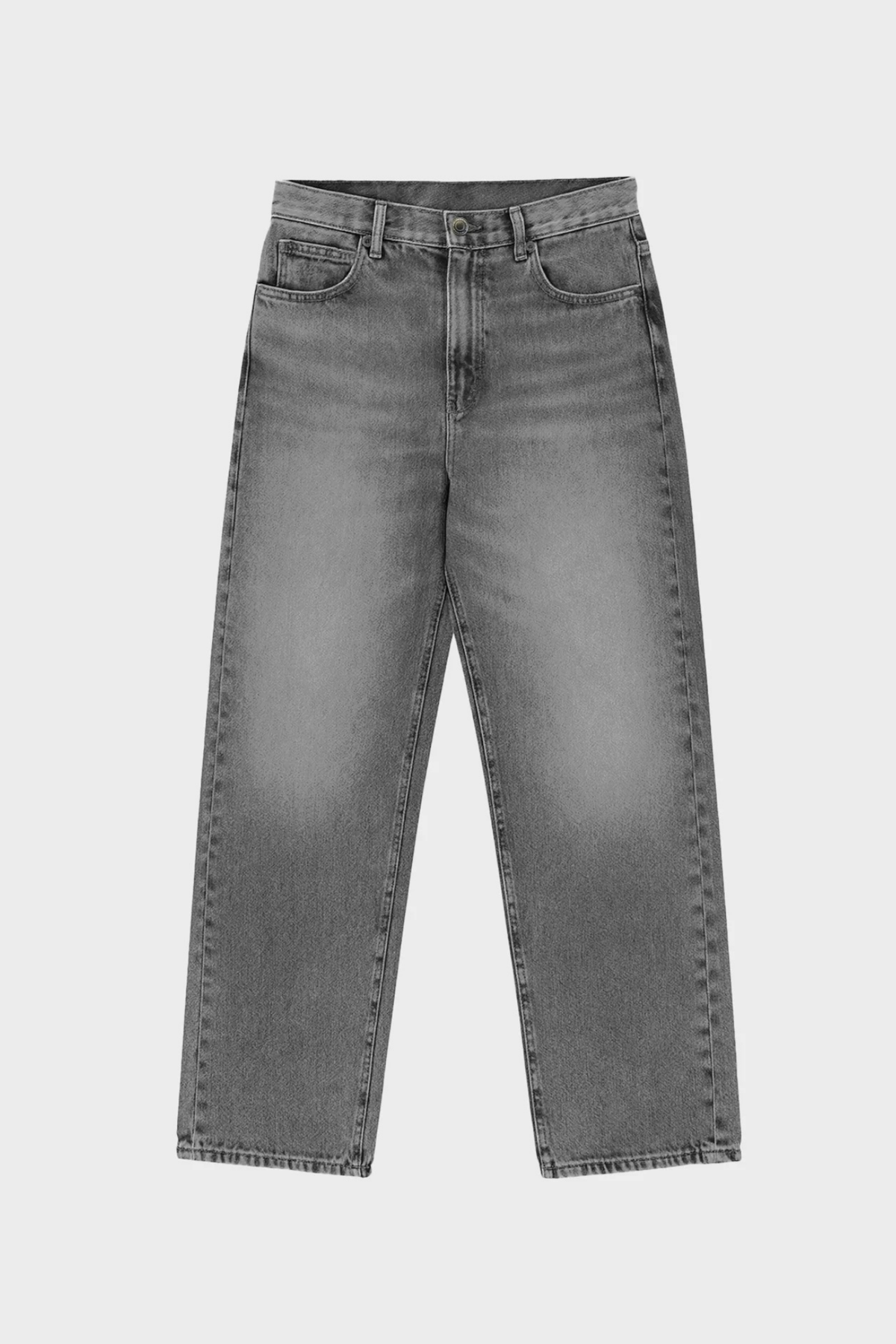MILANO RELAXED DENIM JEANS - GEWASSEN GRIJS