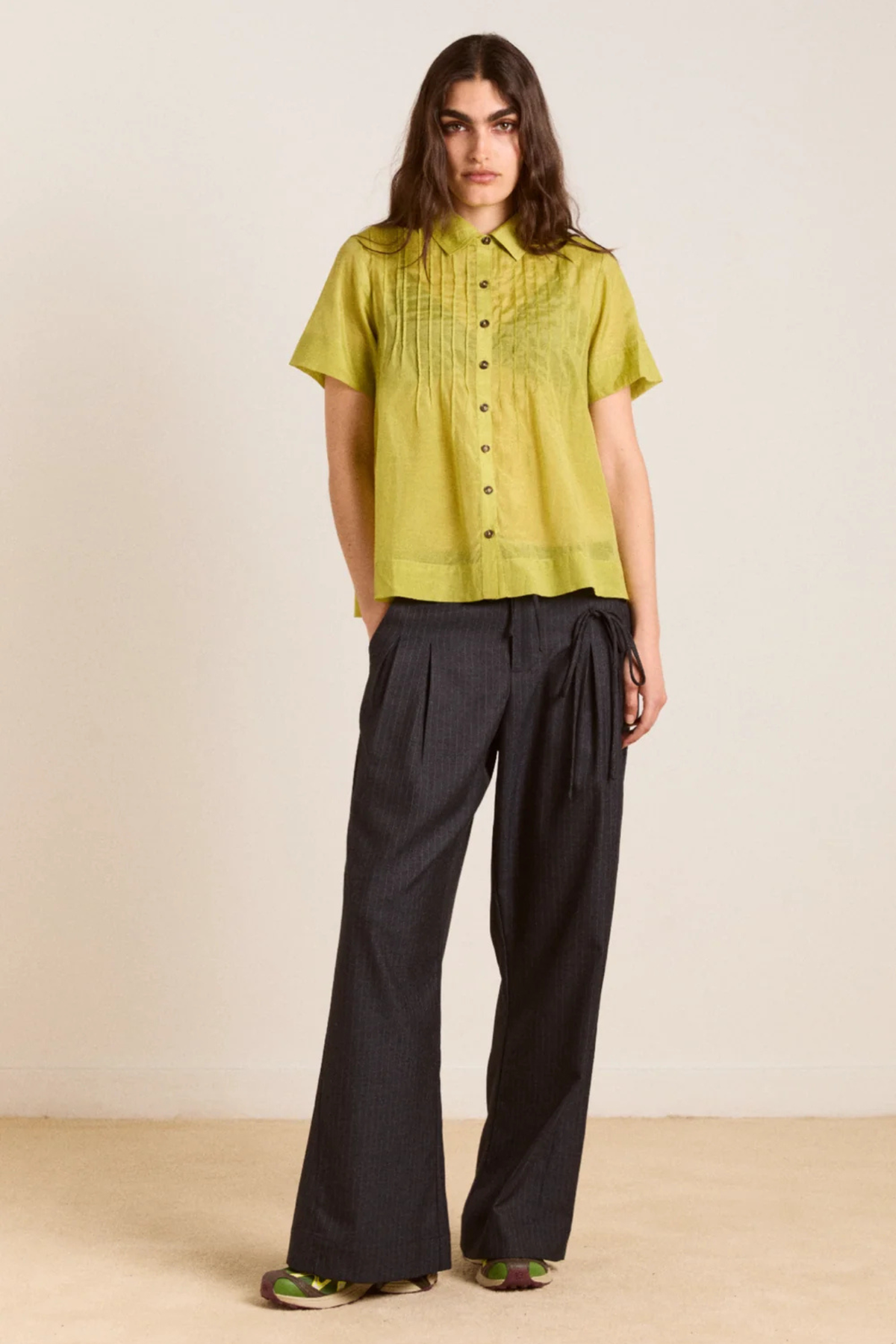 TATIANNA PANTS - PINSTRIPE