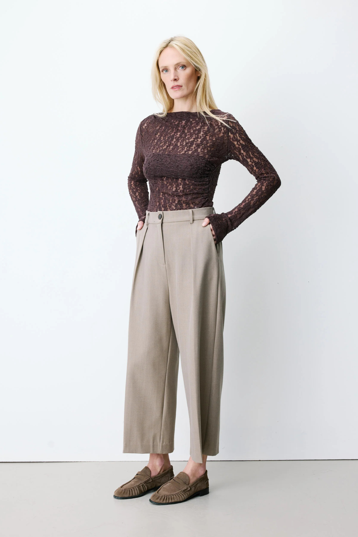 ATLANTIS BROEK - BEIGE
