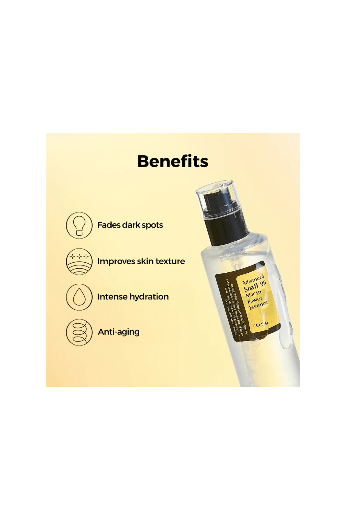 ESSENCE DE MUCINE AVANCÉE D'ESCARGOT 96 PUISSANCE 100ML