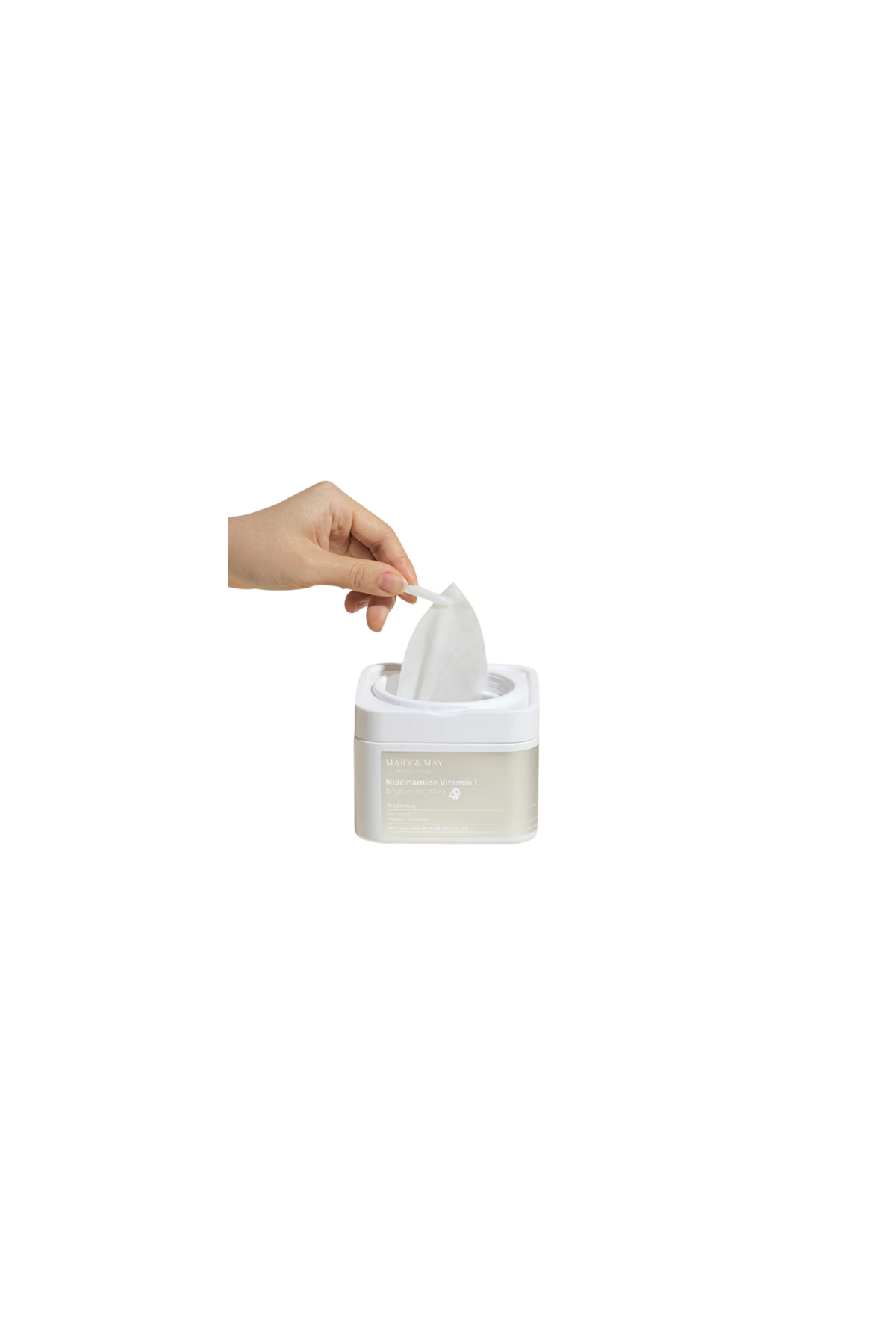 MASQUE ÉCLAIRCISSANT À LA NIACINAMIDE ET À LA VITAMINE C (30 PIÈCES)