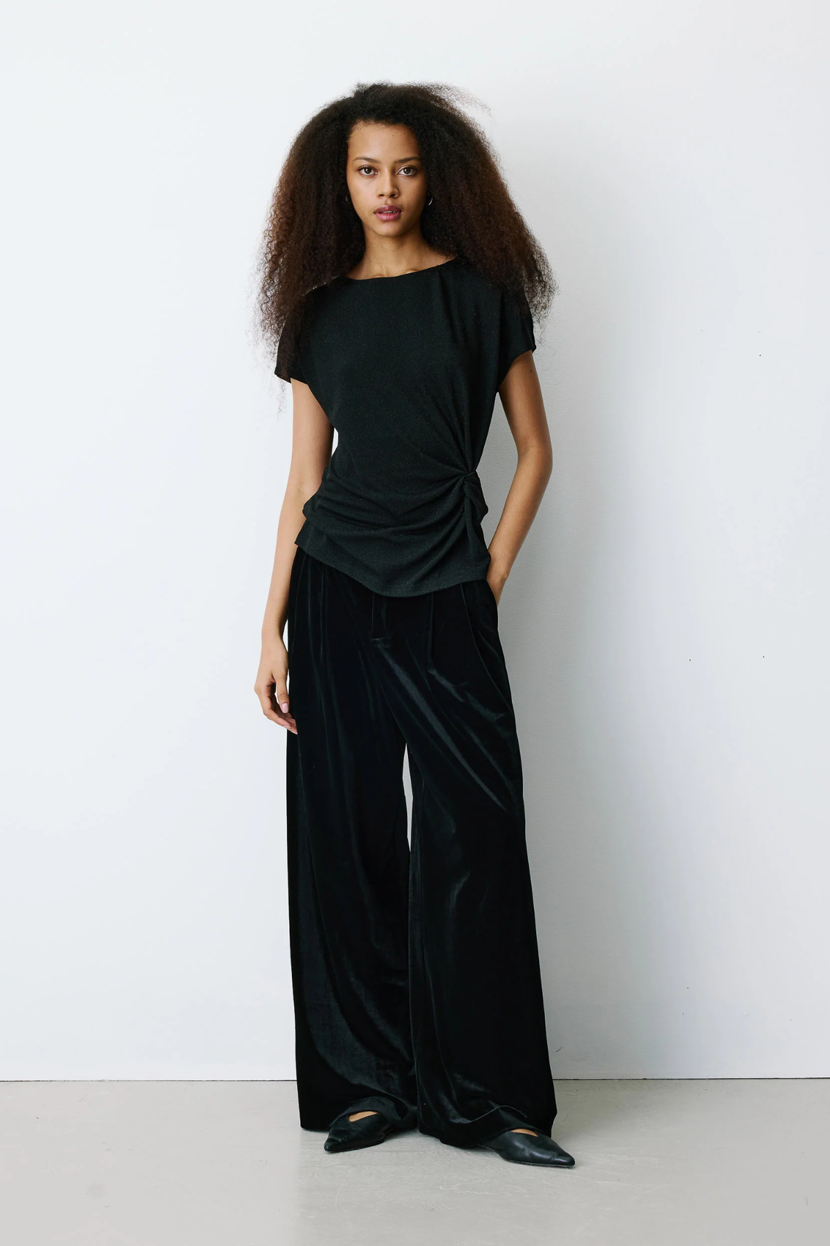 BALY TOP - ZWART