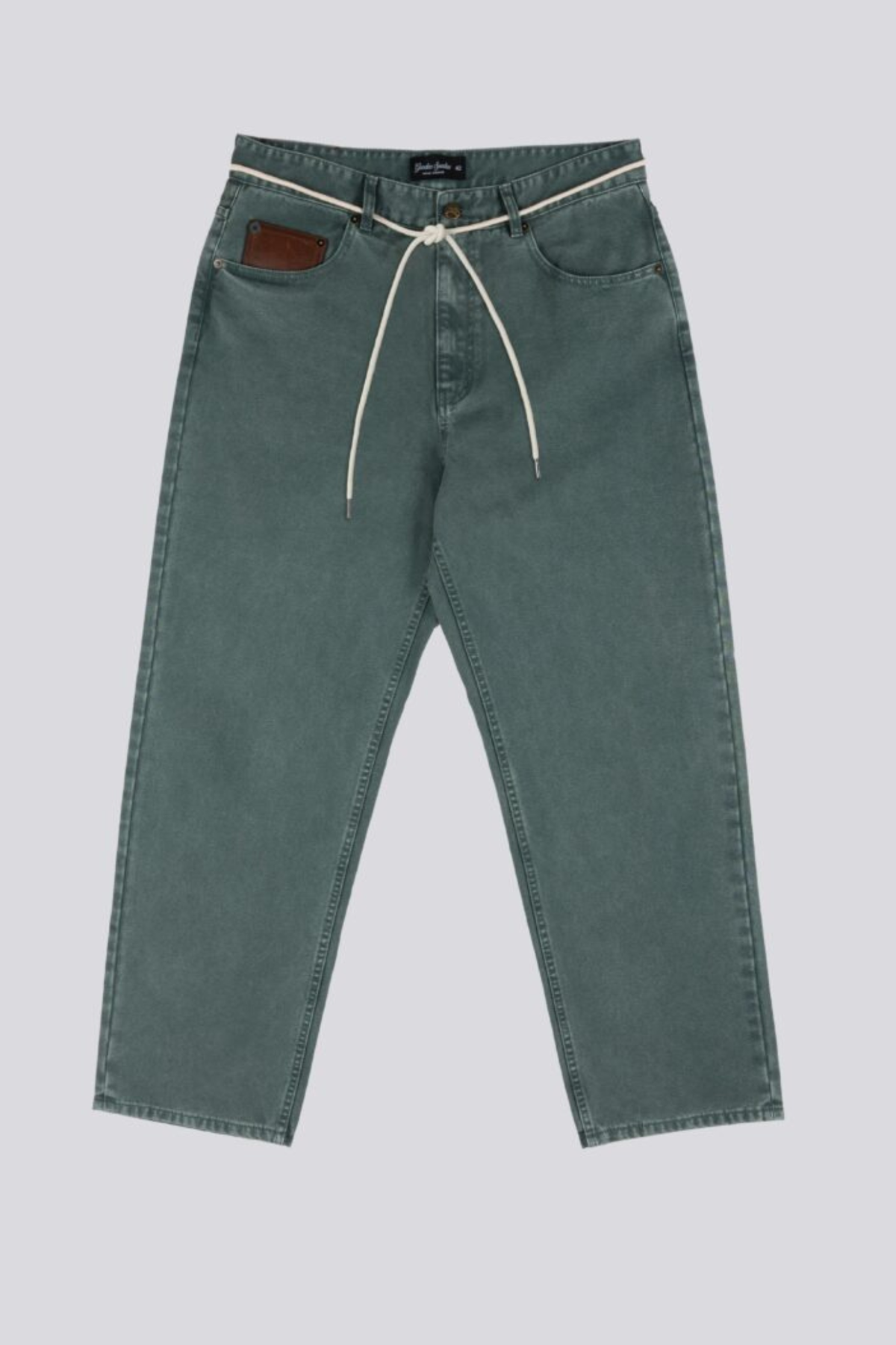 EVERYDAY QUARTIER BROEK - GEWASSEN GROEN