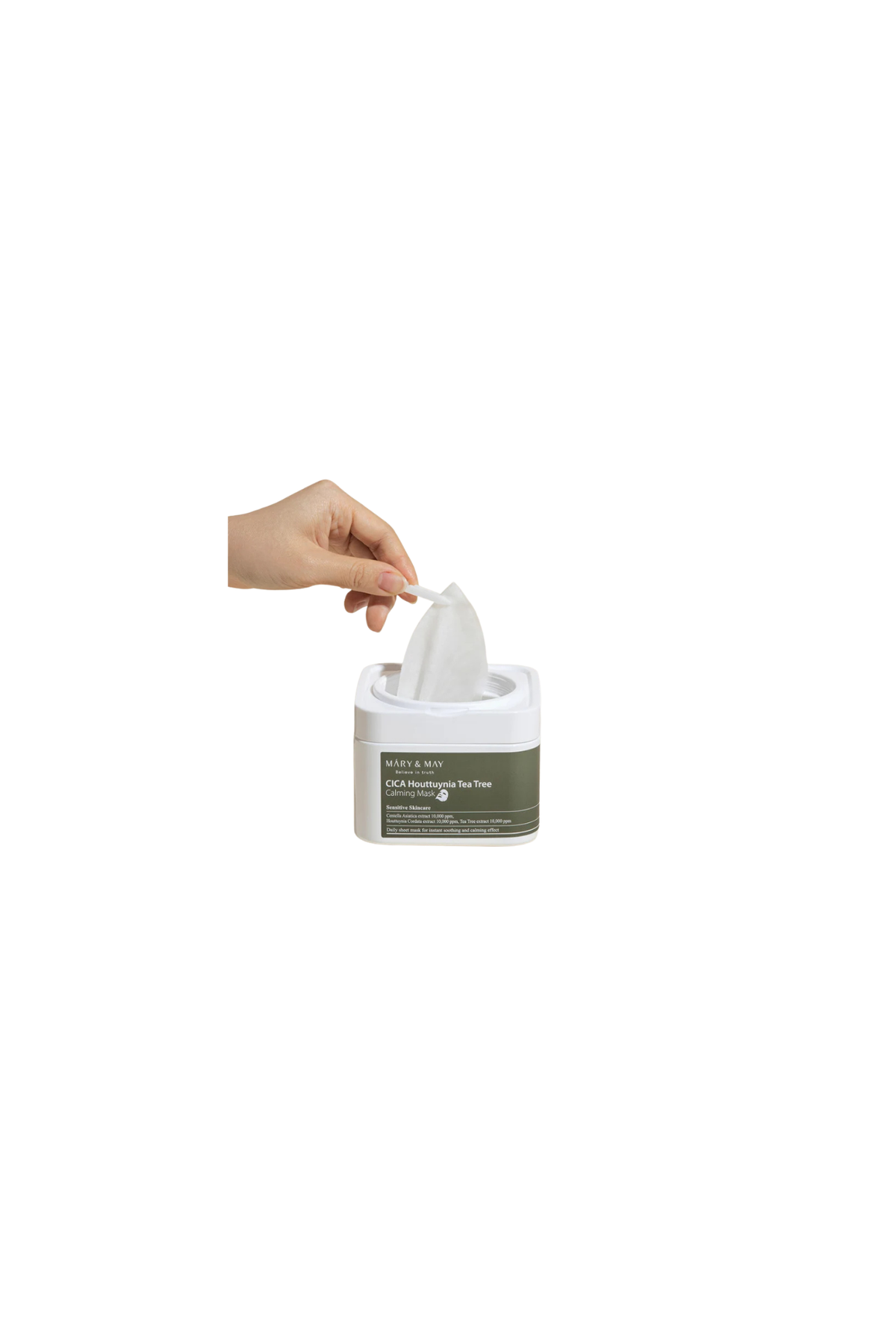 MASQUE APAISANT CICA HOUTTUYNIA TEA TREE (30 PIÈCES)