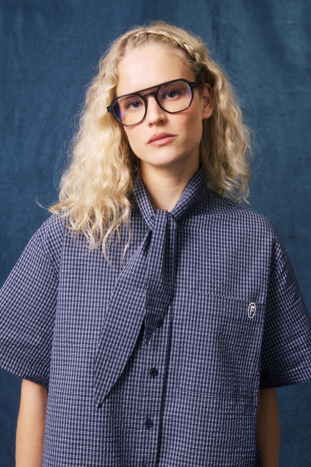 NAOMI SHIRT - MARINEBLAUW