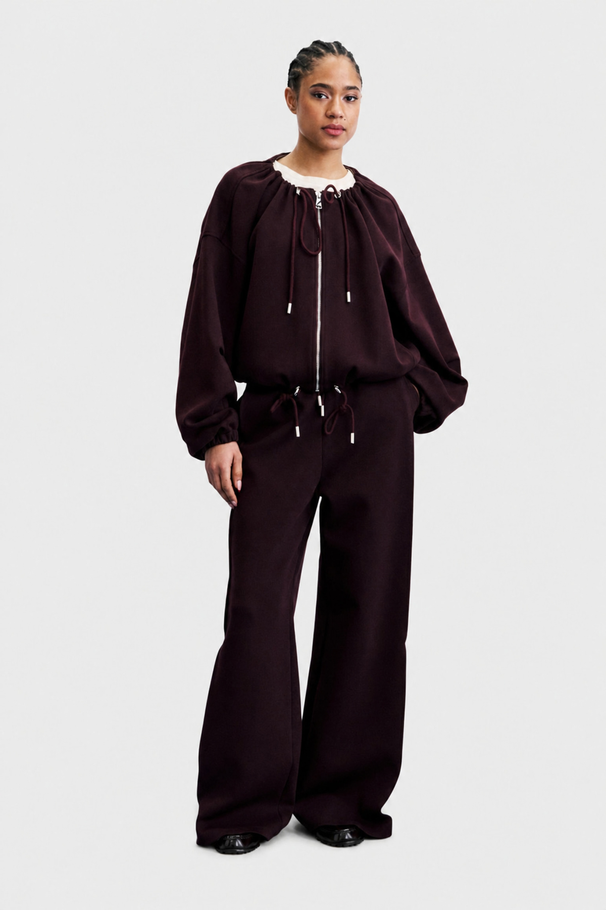 SHOSHA VEST - BORDEAUX