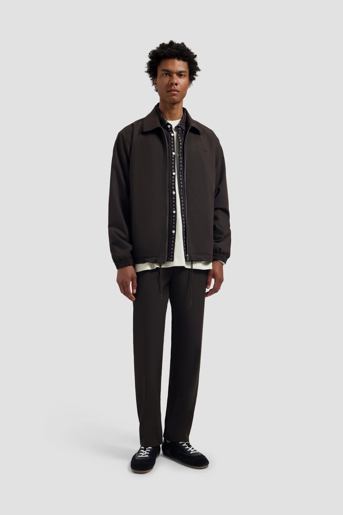 COACH JACKET - CHOCOLATE PLUM