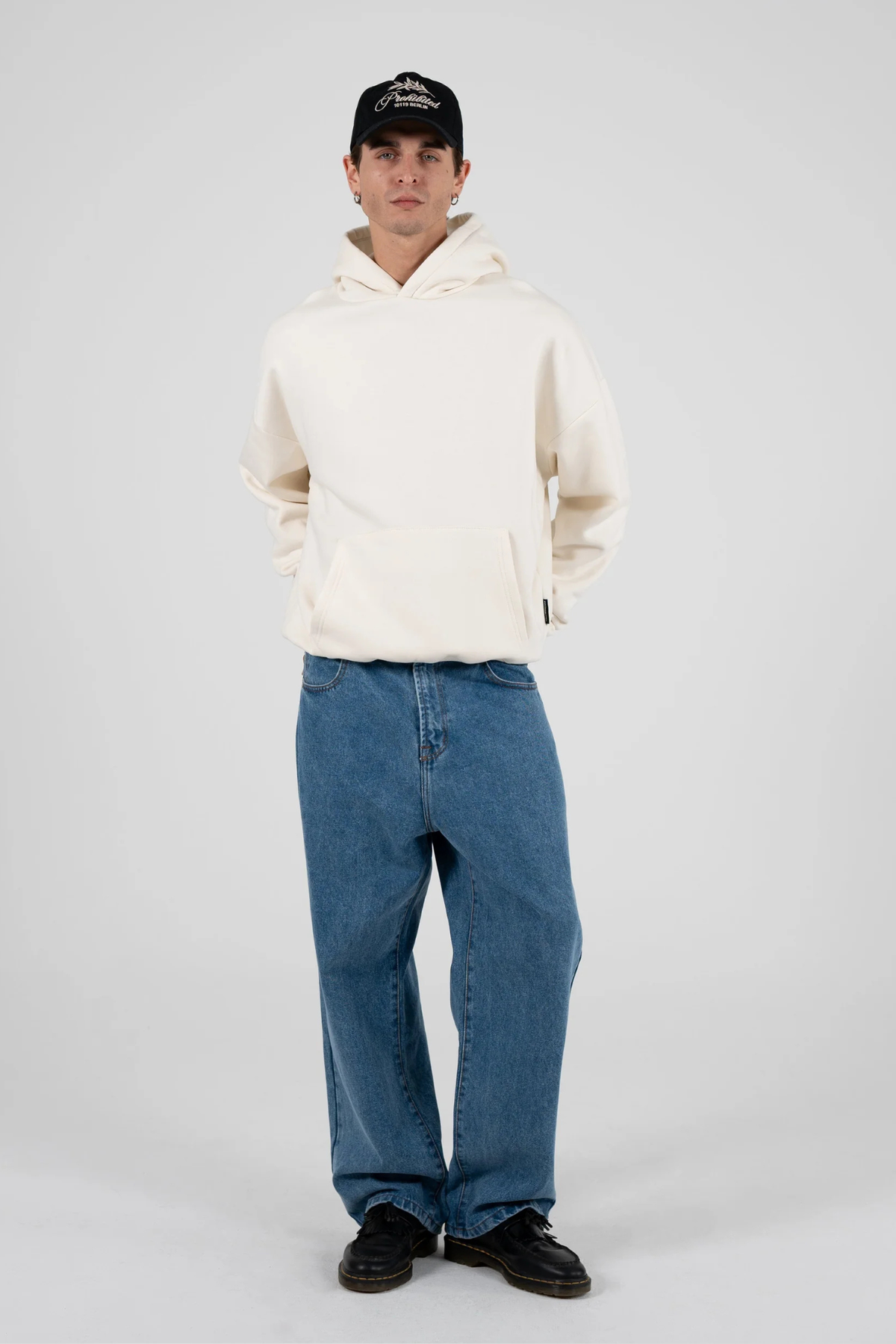 MILANO RELAXED JEANS - MIDDENBLAUW