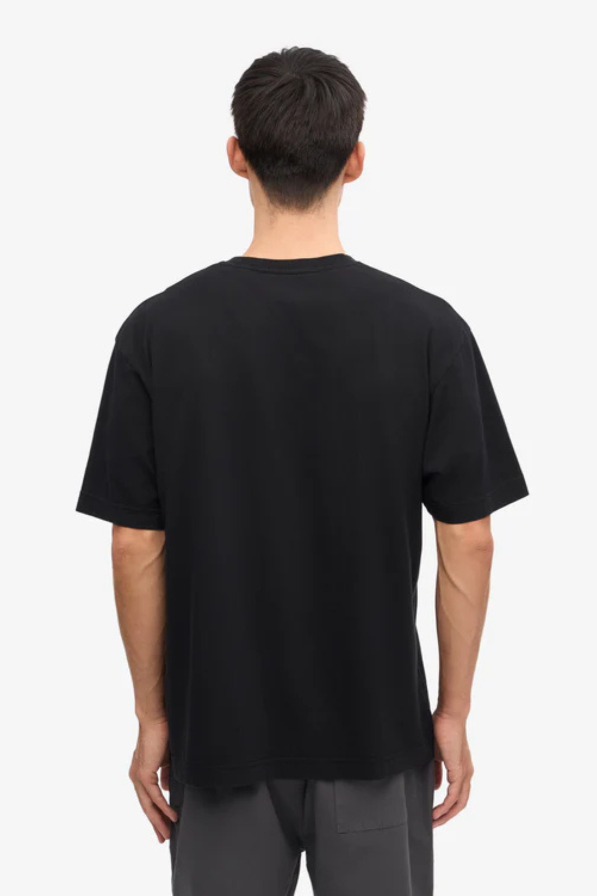 OVERSIZED BIOLOGISCH T-SHIRT - DIEPZWART
