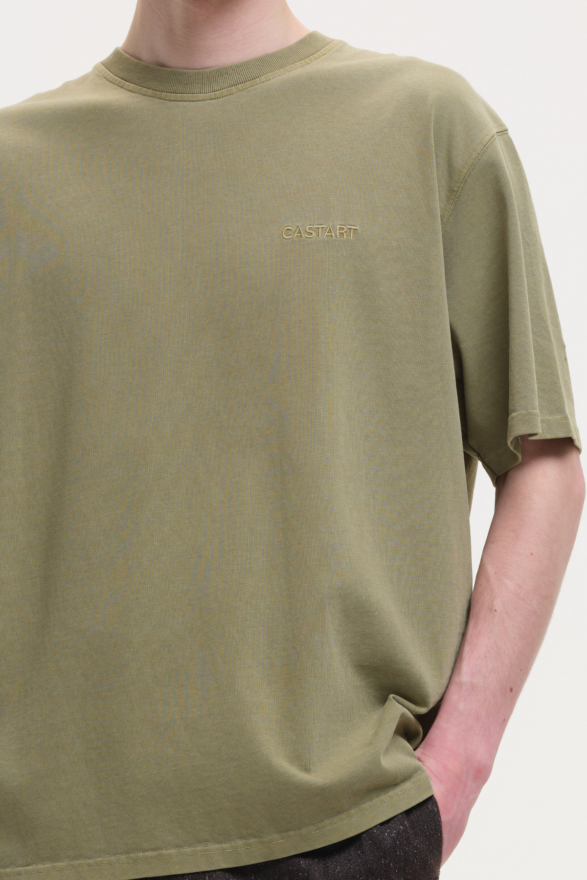 STONEWASH T-SHIRT - KHAKI