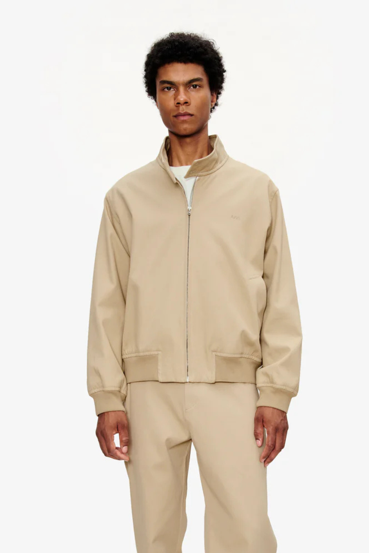 ZIPPED JACKET - BEIGE