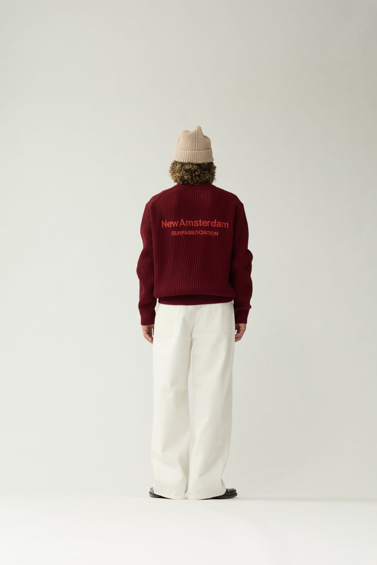 KNITTED CREWNECK - BURGUNDY