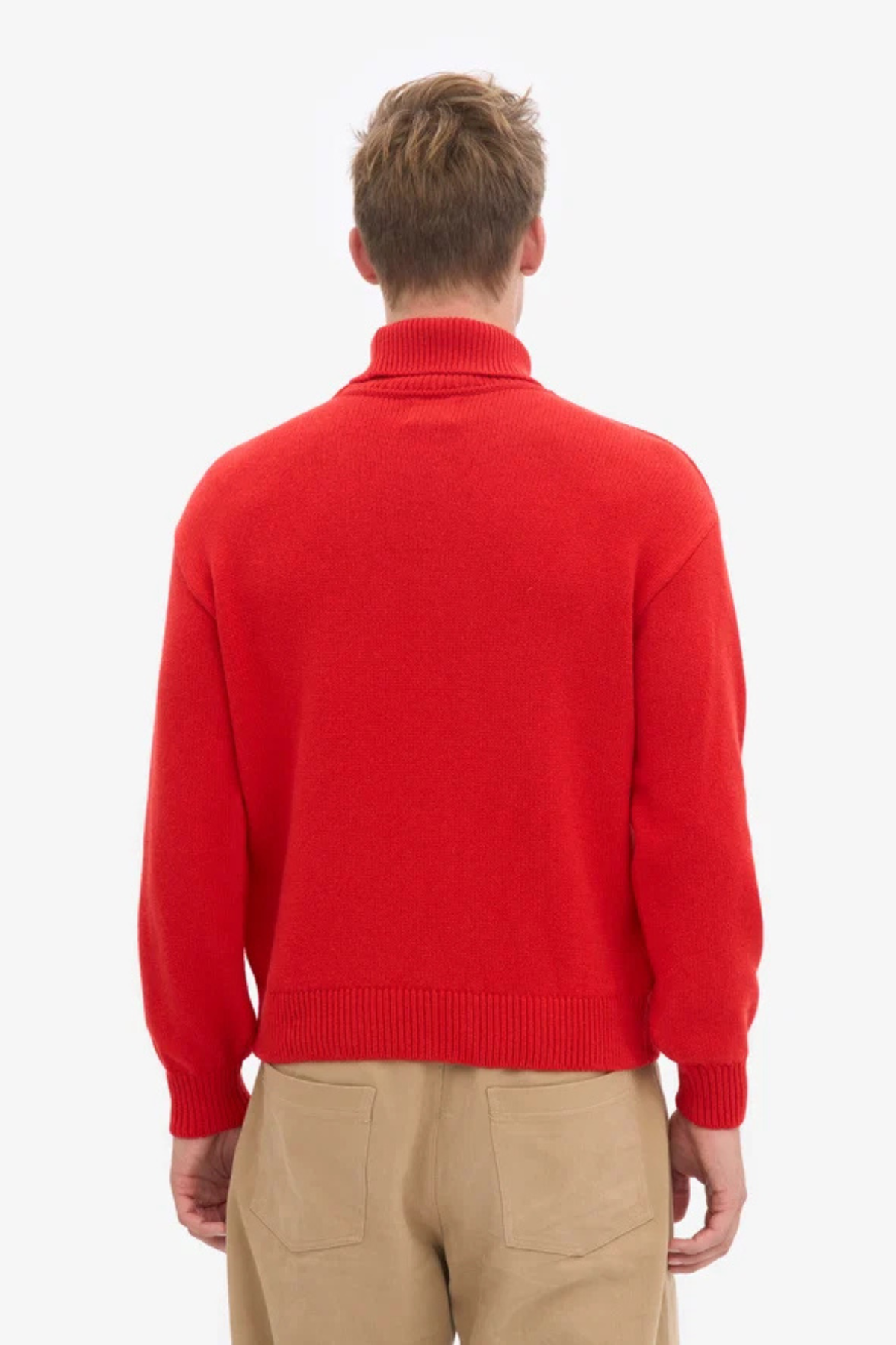 MERINO WULLEN COLTRUI DAMES - ROOD TANGERINE