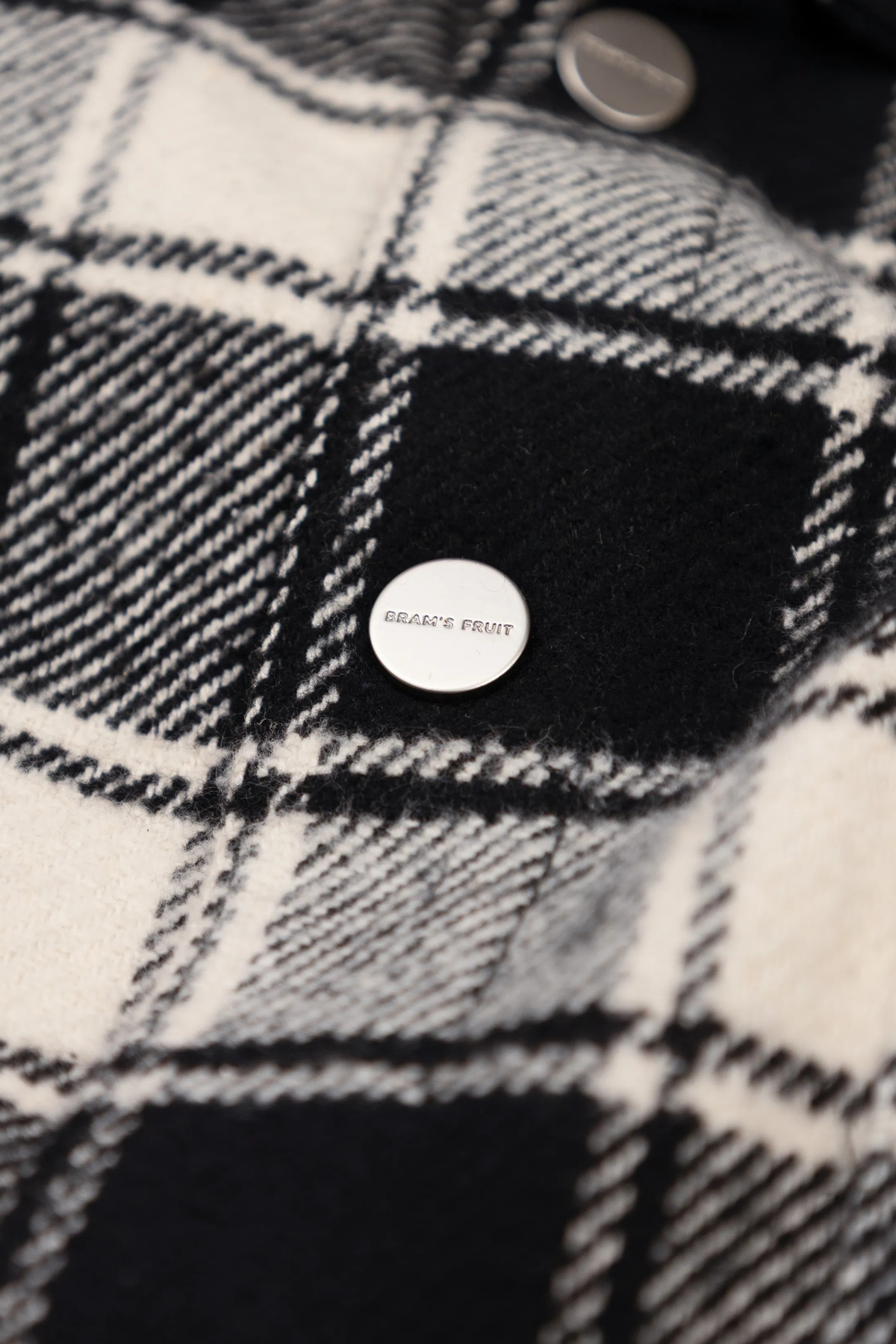 FLANELEN OVERSHIRT - ZWART