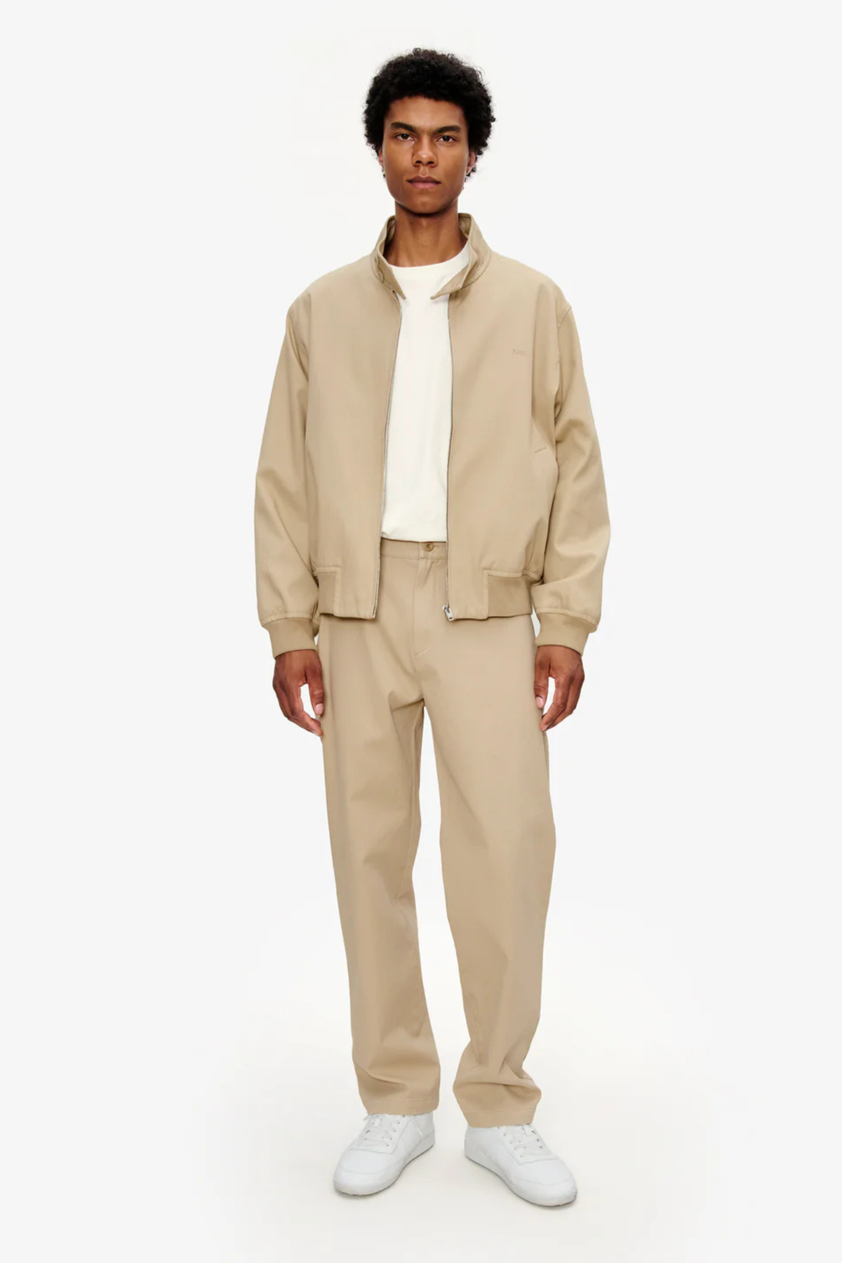 ZIPPED JACKET - BEIGE