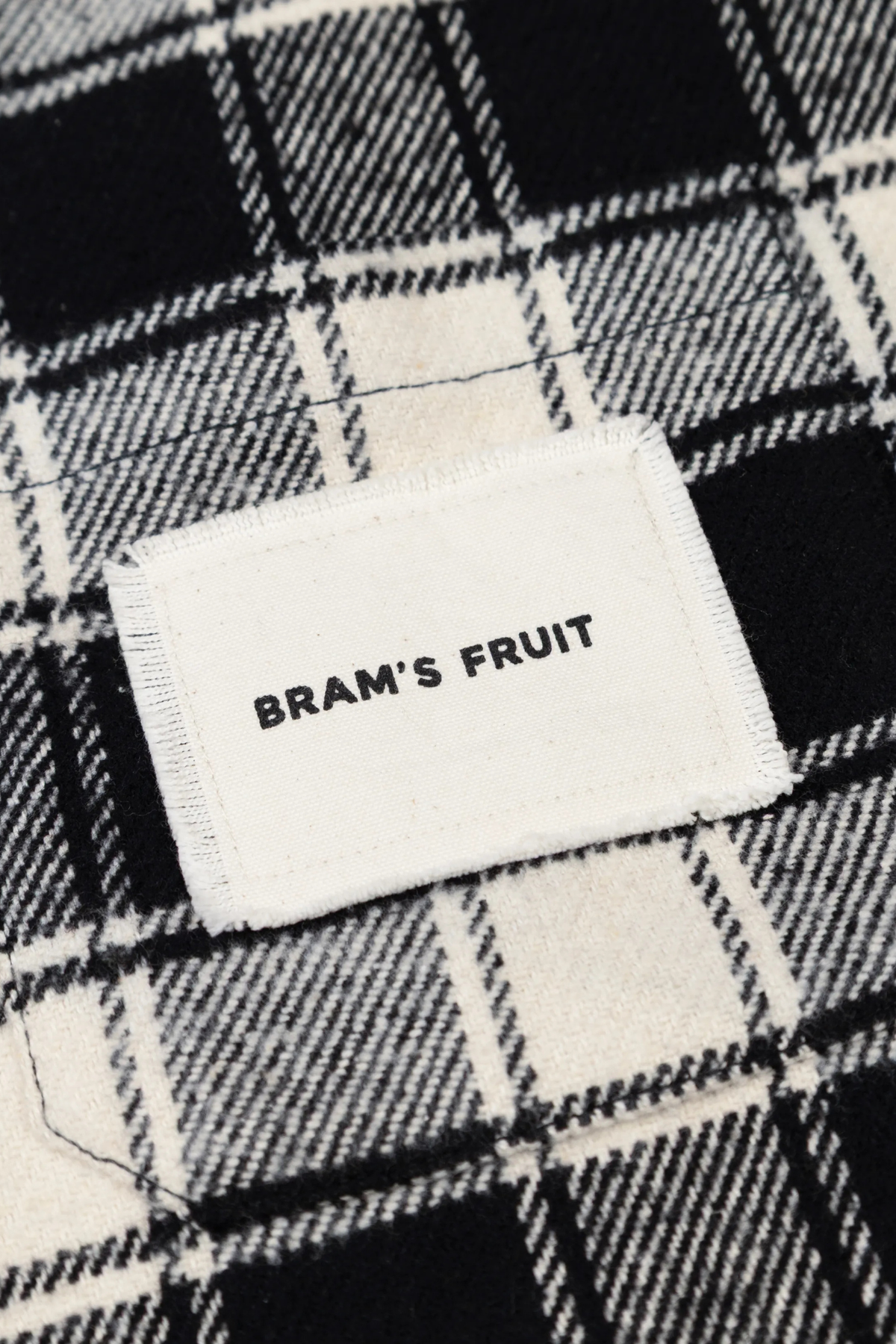 FLANELEN OVERSHIRT - ZWART