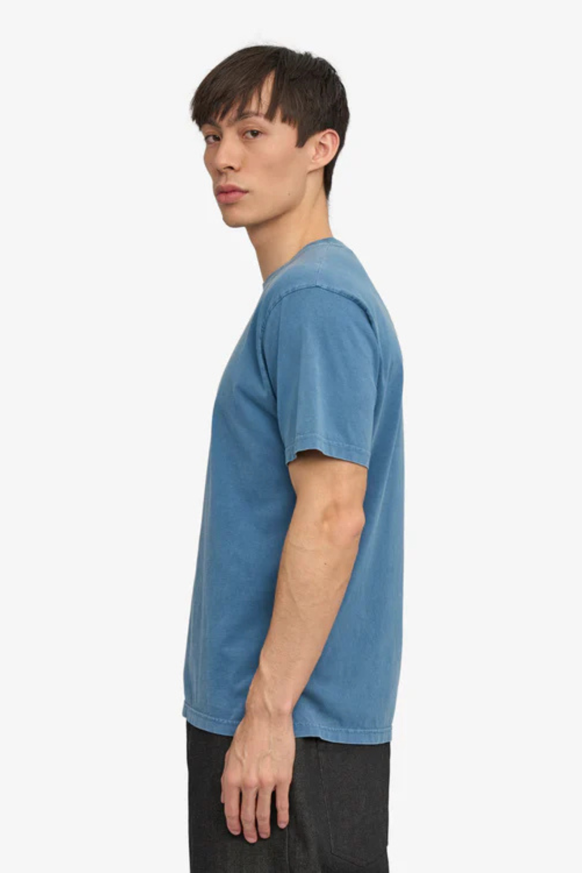 KLASSIEK ORGANISCH T-SHIRT - FADED INDIGO